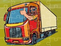 Semi Trucks Jigsaw Puzzle Online Game