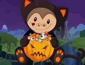 Halloween Monkey Jumper Online Game