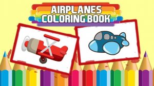Kids Aviation Coloring Studio