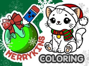 MerryKins Coloring Online Game