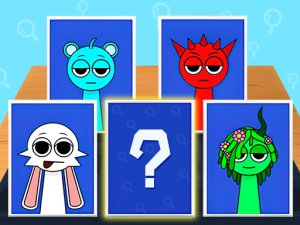 Sprunki Whooo Online Card Puzzle Game