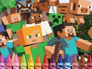 4GameGround - Minecraft Coloring Online Game