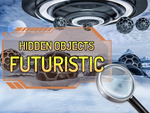 Hidden Objects Futuristic Puzzle Game
