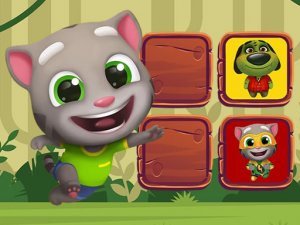 Talking Tom Memory Puzzle Game