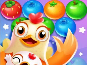 Bubble Shooter Chicken Puzzle Game