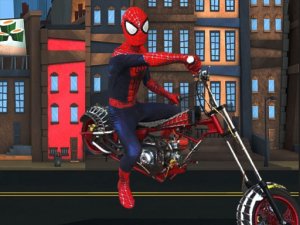 Spiderman Bike Racing Game