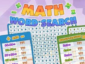 Math Word Search Puzzle Game