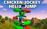 Chicken Jockey Helix Jump Online Arcade Game