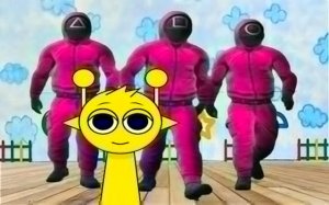 Sprunki in Squid Game Chamber - Survival Runner Online Game