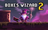 Boxes Wizard 2: Pixel Platformer Puzzle Online Game