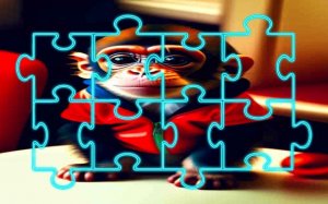Monkey Jigsaw Adventure Puzzle Slider Online Game