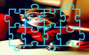 Monkey Jigsaw Adventure Slider