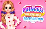 Princess Valentine Preparation: Dress Up & Card Maker Online Game