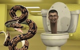 Python Snake: Skibidi Toilet Backrooms Escape Online Game