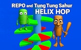 Tung Tung Sahur Helix Hop: Arcade Jumping Game Online