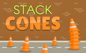 Stack Cones Online Game - Ice Cream Stacking Puzzle