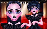 Weird Dance on Wednesday: Gothic Makeup & Dance Online Game