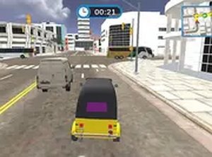 City Rickshaw Navigation Simulator