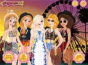 Princesses Festival Fun Dress Up Online Game